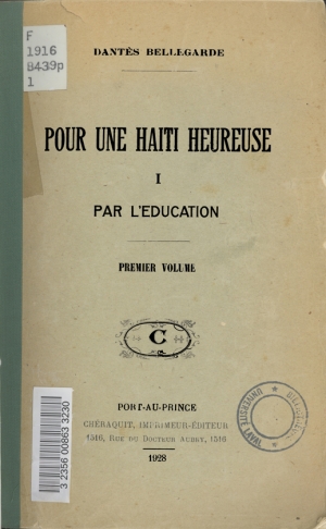 Pour une Haïti heureuse I