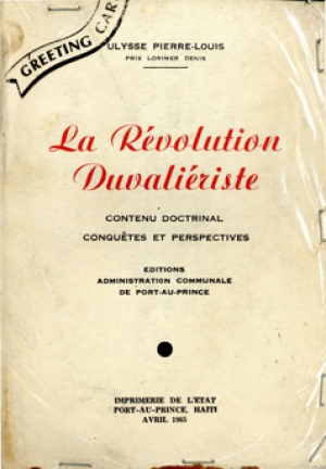 La révolution duvaliériste